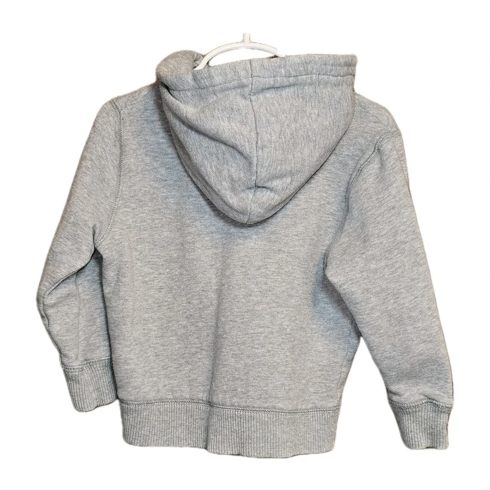 GAP Baby Toddler Gray Zip Hoodie 4T‎ GUC Classic Cozy Logo 🧸